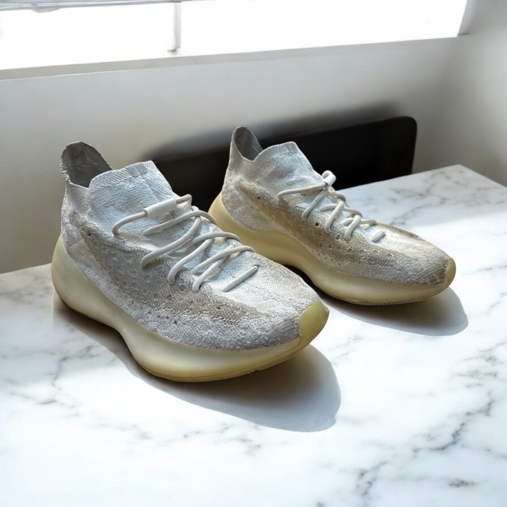Yeezy Sneakers in White and Cream